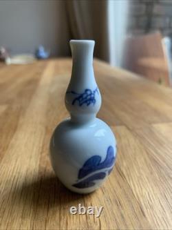 Chinese Kangxi Miniature Vase Blue& White C1700 Hatcher Cargo Dutch Dolls House