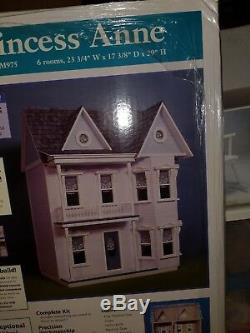 Classic Victorian Style Princess Anne Dollhouse Kit # J-M975 by Real Good Toys