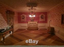 Collectors Victorian dolls house, over 4ft