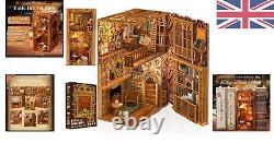 Creative Eternal Bookstore Miniature House Kit with Touch-Sensitive LED