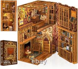 Creative Eternal Bookstore Miniature House Kit with Touch-Sensitive LED