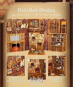 Creative Eternal Bookstore Miniature House Kit with Touch-Sensitive LED