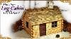 Cute Miniature Log Cabin Dollhouse Tutorial
