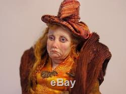 D/house Miniature Gorgeous Grumpy Witch 1/12th Scale Sally Brennan