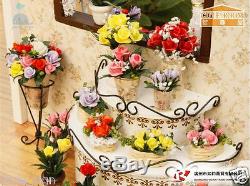 DIY Handcraft Miniature Project 360 Rotating My Rose Garden Wooden Dolls House