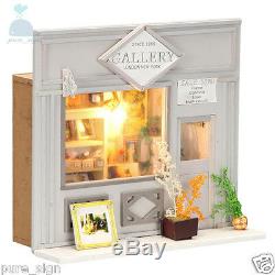 DIY Handcraft Miniature Project Dolls House European Shop The Street Gallery