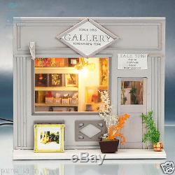 DIY Handcraft Miniature Project Dolls House European Shop The Street Gallery