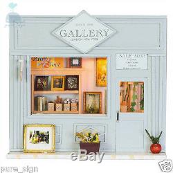 DIY Handcraft Miniature Project Dolls House European Shop The Street Gallery