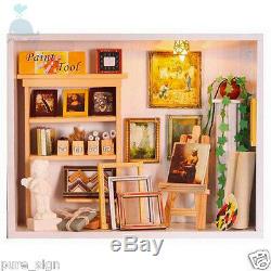 DIY Handcraft Miniature Project Dolls House European Shop The Street Gallery