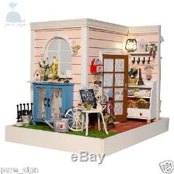 DIY Handcraft Miniature Project Dolls House LED Lights Cindy's Summer House Kit