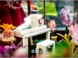 DIY Handcraft Miniature Project Dolls House Love Florist Shop on High Street