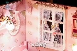 DIY Handcraft Miniature Project Dolls House My Little Angels Pink Bedroom 2017