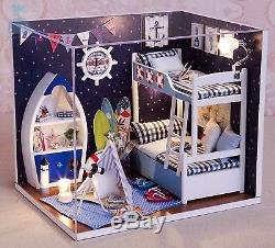 DIY Handcraft Miniature Project Dolls House My Little Boys Ocean Dream Bedroom