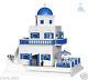 Diy Handcraft Miniature Project Dolls House My White Church Villa In Santorini