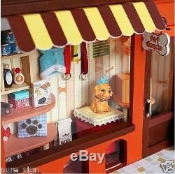 DIY Handcraft Miniature Project European Shop Pet Supplies Store Dolls House