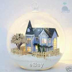 DIY Handcraft Miniature Project Kit Dolls House Light The Angel's Magic Town