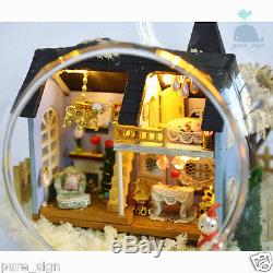 DIY Handcraft Miniature Project Kit Dolls House Light The Angel's Magic Town