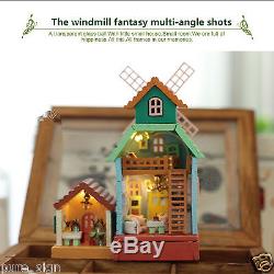 DIY Handcraft Miniature Project Kit Dolls House The Windmill Fantasy Kit