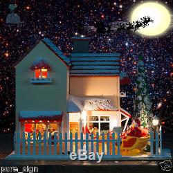 DIY Handcraft Miniature Project Kit My Happy Christmas Eve Wooden Dolls House