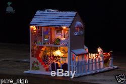 DIY Handcraft Miniature Project Kit My Happy Christmas Eve Wooden Dolls House