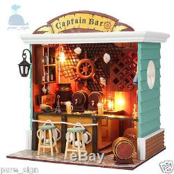 DIY Handcraft Miniature Project Kit The Captain's Bar Wooden Dolls House