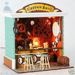 DIY Handcraft Miniature Project Kit The Captain's Bar Wooden Dolls House