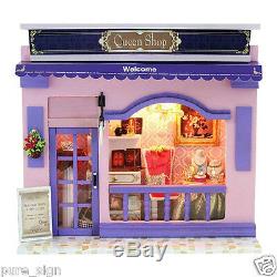 DIY Handcraft Miniature Project Kit The Luxury Fashion Shop Wooden Dolls house