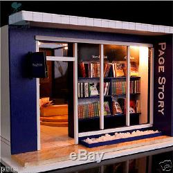 DIY Handcraft Miniature Project Kit Wooden Dolls House My Local Book Shop