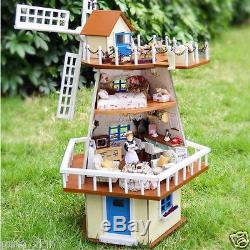 DIY Handcraft Miniature Project Kit Wooden Dolls House The Windmill Fantasy