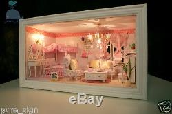 DIY Handcraft Miniature Project My Little Princess's Bedroom Wooden Dolls House