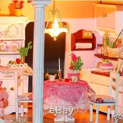 DIY Handcraft Miniature Project My Pink Sweetheart Music Wooden Dolls House