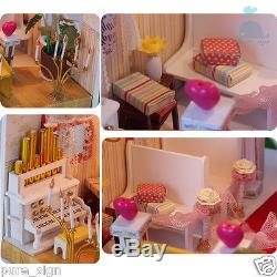 DIY Handcraft Miniature Project My Pink Wedding Chapel Italy Wooden Dolls House