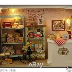 DIY Handcraft Miniature Project Wooden Dolls House Baby Bear's Fairy Tales Shop