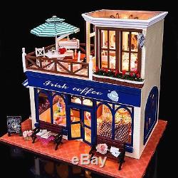 DIY Handcraft Miniature Project Wooden Dolls House My Coffee Shop in Ireland