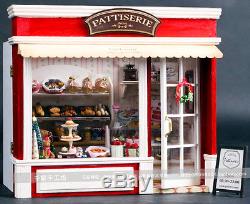 DIY Handcraft Miniature Project Wooden Dolls House My Pattiserie in Paris