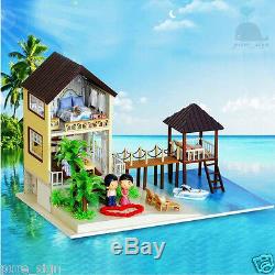 DIY Handcraft Miniature Project Wooden Dolls House My Water Villa in Maldives