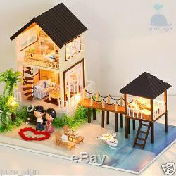 DIY Handcraft Miniature Project Wooden Dolls House My Water Villa in Maldives