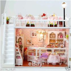 DIY Handcraft Miniature Project Wooden Dolls House The Chocolatier Cafe Shop