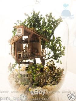 DIY Handcraft Miniature Project Wooden Dolls House The Summer Treehouse