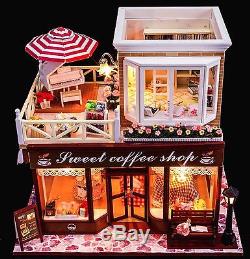 DIY Handcraft Miniature Wooden Dolls House My Coffee Shop in Ireland 17