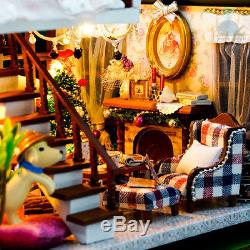 DIY Handcraft Miniature Wooden Dolls House My Summer Holiday House in London