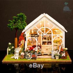 DIY Handcraft Miniature Wooden Project My Secret Little Greenhouse Dolls House