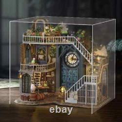 DIY Miniature Doll House Kit Wooden Wizard Magic Workshop Garden Gifts Christmas
