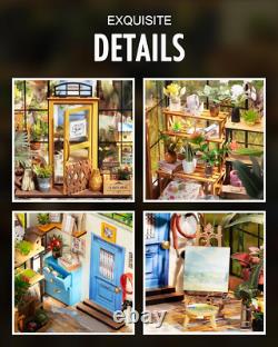 DIY Miniature House Kits for Adults Greenhouse Dolls House Craft Kits for Adults