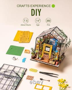 DIY Miniature House Kits for Adults Greenhouse Dolls House Craft Kits for Adults