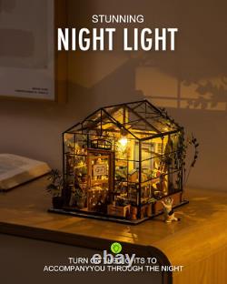 DIY Miniature House Kits for Adults Greenhouse Dolls House Craft Kits for Adults
