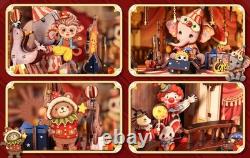 DIY Miniature Wooden Music Box Dollhouse Kit Animal Carnival 3D Puzzle Handmade