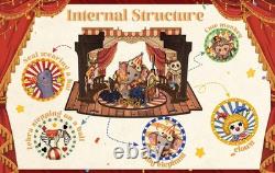 DIY Miniature Wooden Music Box Dollhouse Kit Animal Carnival 3D Puzzle Handmade