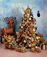 Dollhouse, Fairy Miniature Christmas Tree Artisan Handcrafted 8 Pc Woodland Ooak