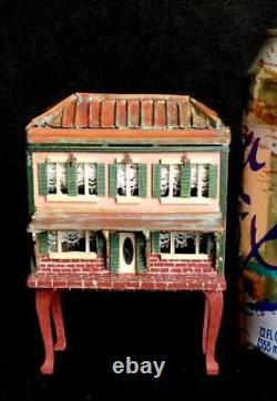 DOLLHOUSE handcrafted DOLL HOUSE Miniature orig $299